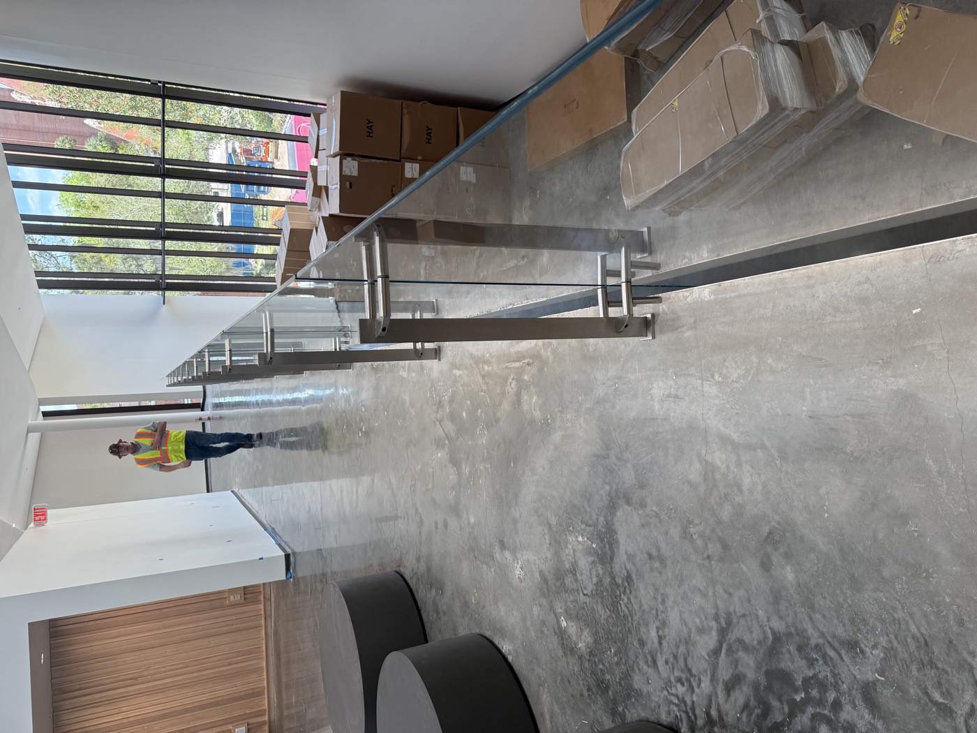 Class A polished concrete at the University of Florida